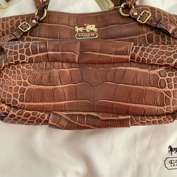 Coach~ embossed Madison with dust bag.   Lowering price today! - Picture 2 of 6